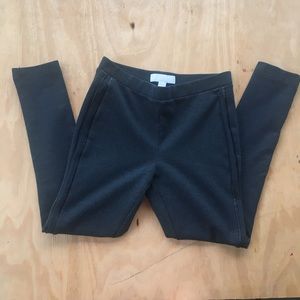 Michael Kohrs Black Leggings Leather Side Detail